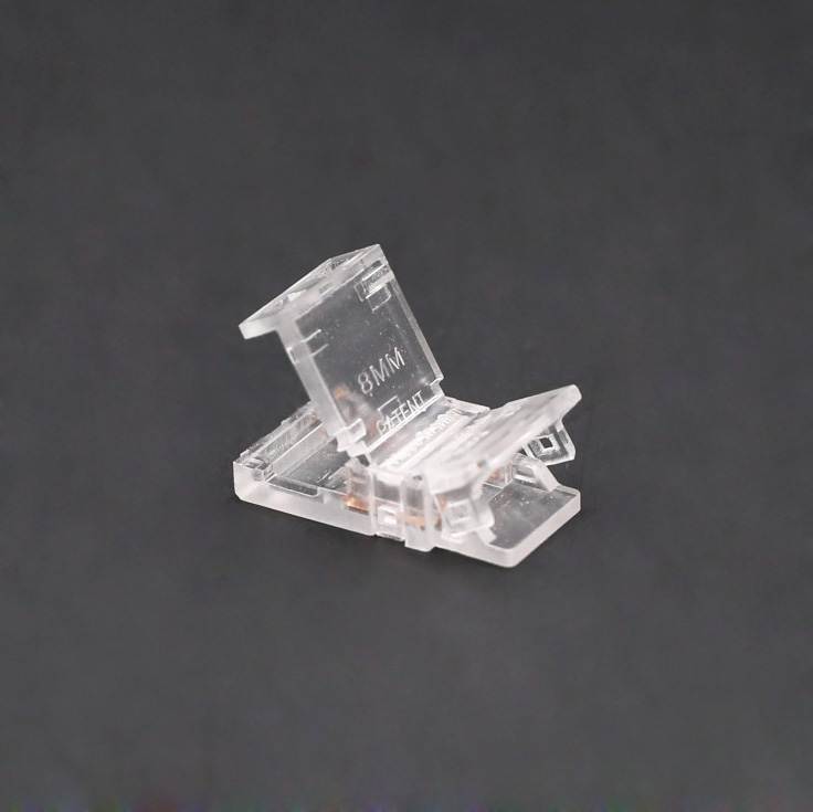2-Pin Clip On LED Strip Corner Connector For COB SMD 2-Pin Clip On LED Strip Corner Connector For COB SMD